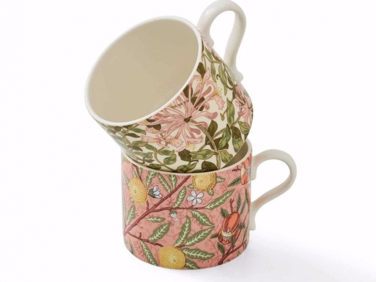 Spode Morris & Co - The Original Kupa 2Li Set - Fruıt / Honeysuckle