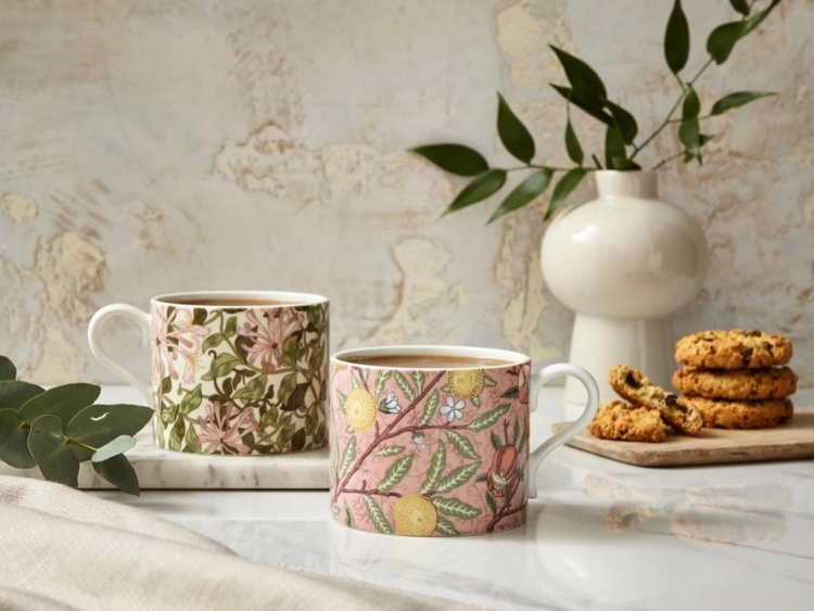 Spode Morris & Co - The Original Kupa 2Li Set - Fruıt / Honeysuckle