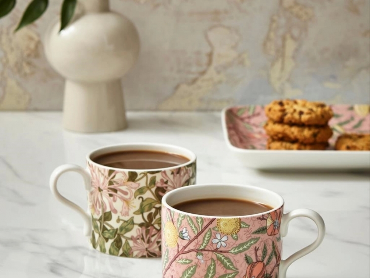 Spode Morris & Co - The Original Kupa 2Li Set - Fruıt / Honeysuckle