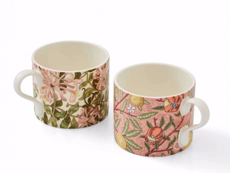 Spode Morris & Co - The Original Kupa 2Li Set - Fruıt / Honeysuckle