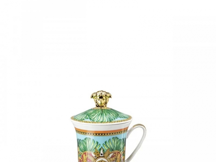 Versace Jungle Animalier Kapaklı 30. Yıl Mug