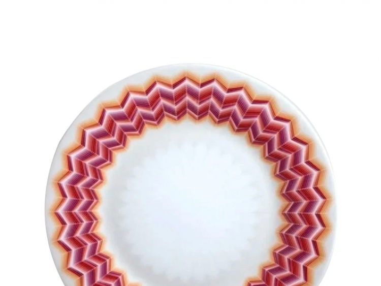 Zig Zag Jarris 156 Bordo, Pasta Tabağı 21,5 Cm