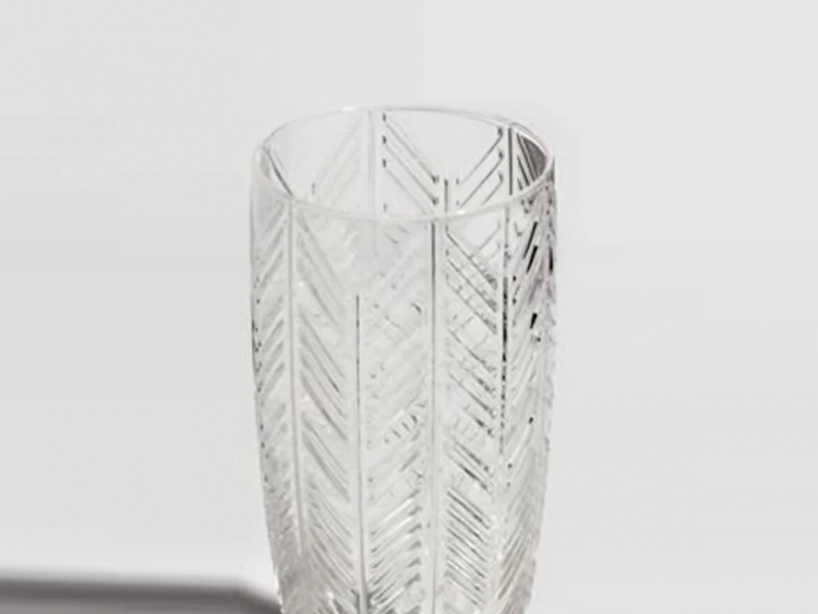 Zig Zag Transparent Kristal, Şampanya Bardağı