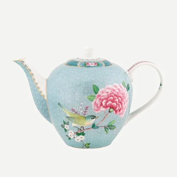 Blushing Birds Mavi Demlik 1600 ml.