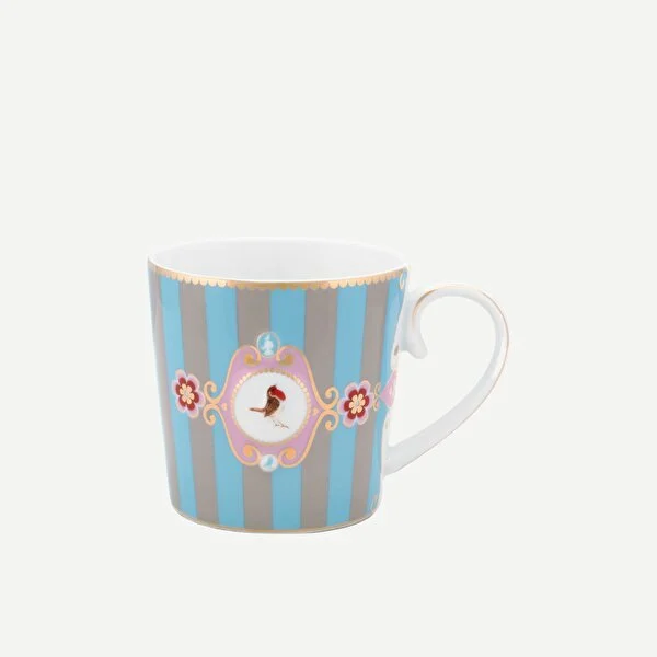 MAVİ/HAKİ ÇİZGİLİ MUG