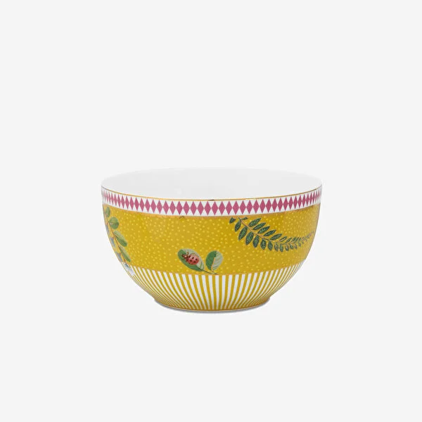 Sarı Porselen Kase 12 cm