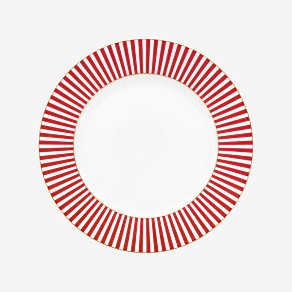 PLATE ROYAL STRİPES DARK 21 CM