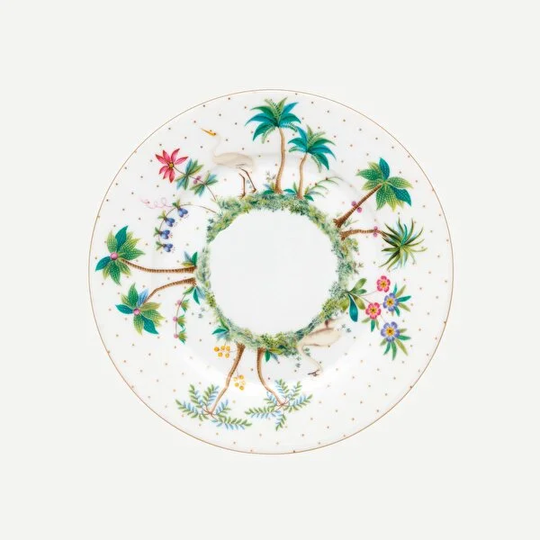 Jolie Beyaz Tabak 17 cm