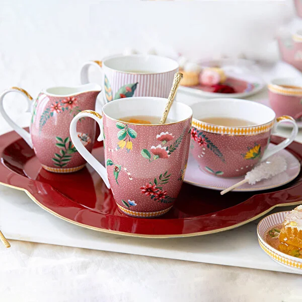 La Majorelle İkili Pembe Büyük Mug Seti 350 ml. 