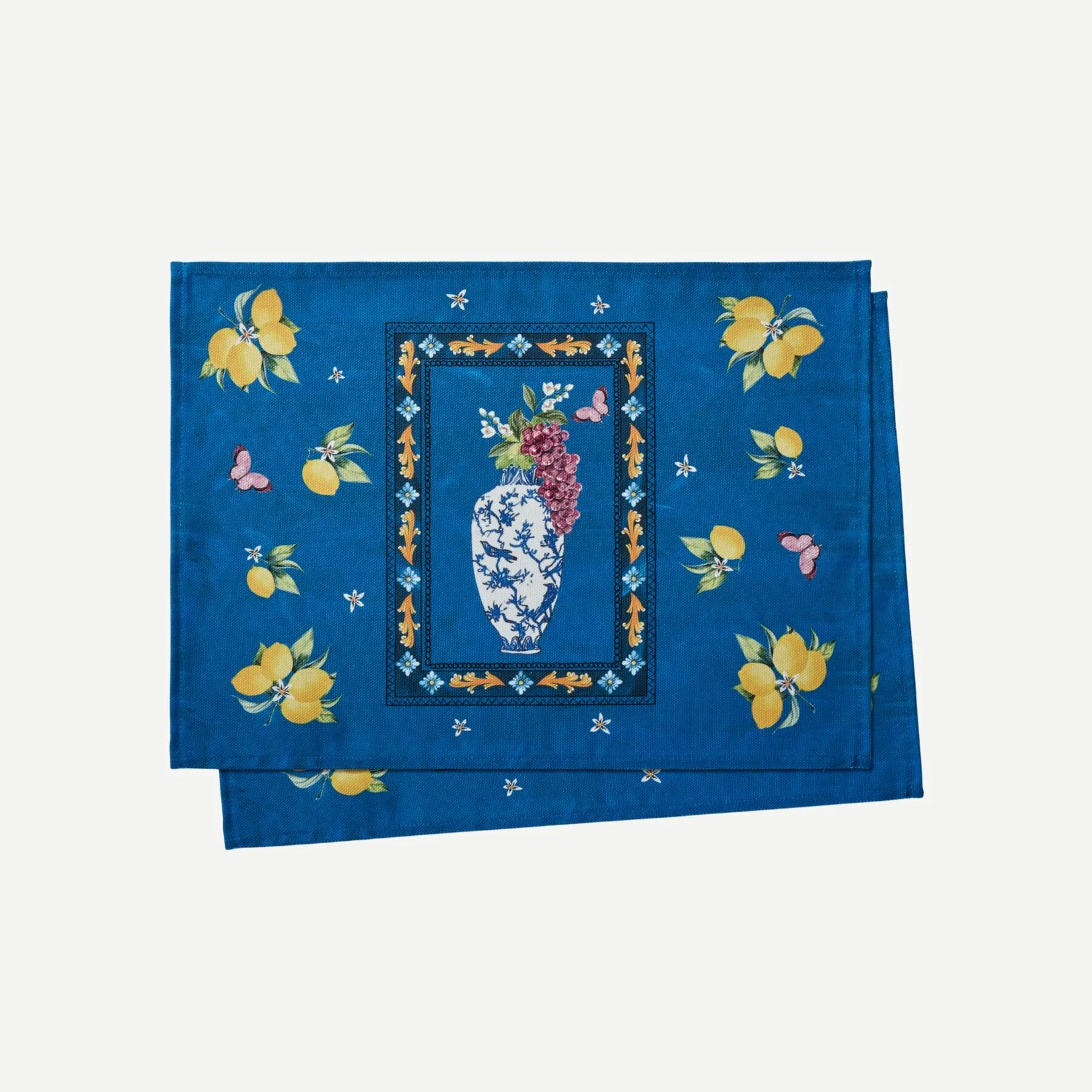 CAPRI ÇİFTLİ AMERİKAN SERVİS MAVİ 35*50 CM