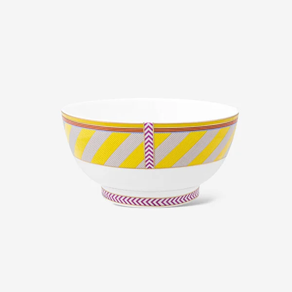 Chique Sarı Çizgili Kase 18 cm    8720874272045