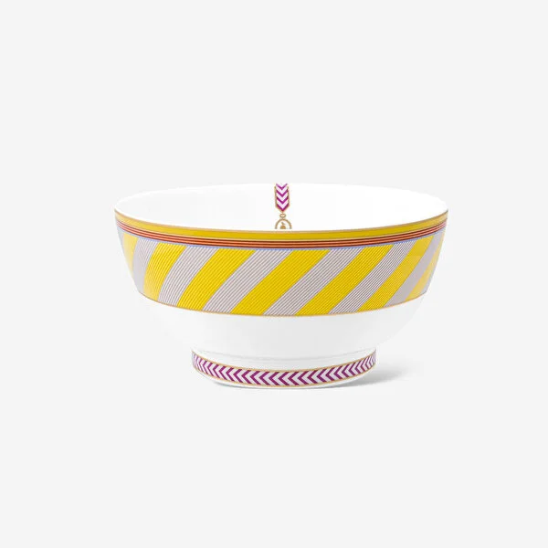Chique Sarı Çizgili Kase 18 cm    8720874272045