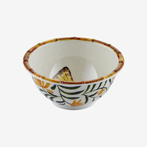 Bambu Kelebekli Kase 15 cm