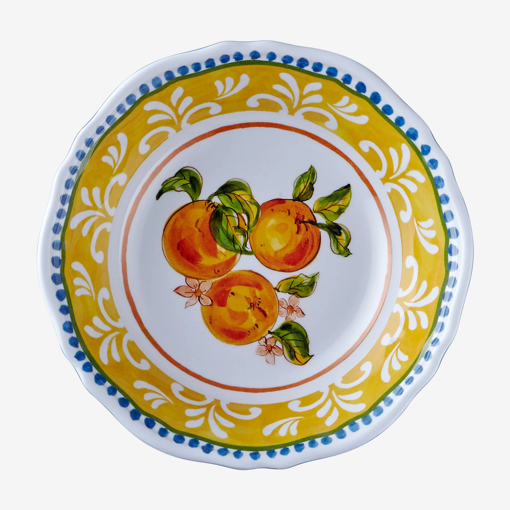 Sorento Sarı / Beyaz Kase 19 cm