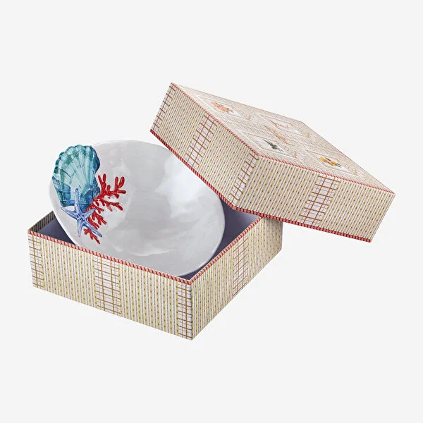 Mercan Beyaz Servis Kasesi 30 cm
