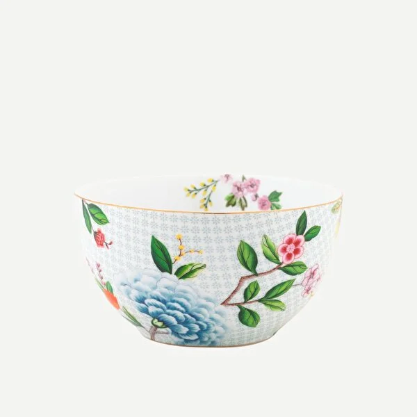 Blushing Birds Beyaz Kase 15 cm   