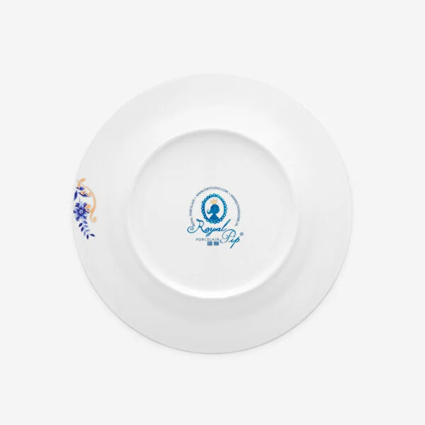 Royal Çizgili Mavi Tabak 26,5 cm 