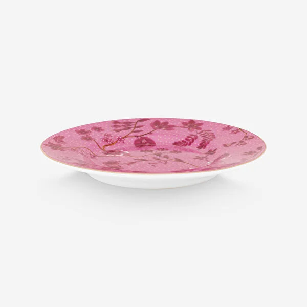 Jolie Pembe Petit Four Tabağı 12 cm