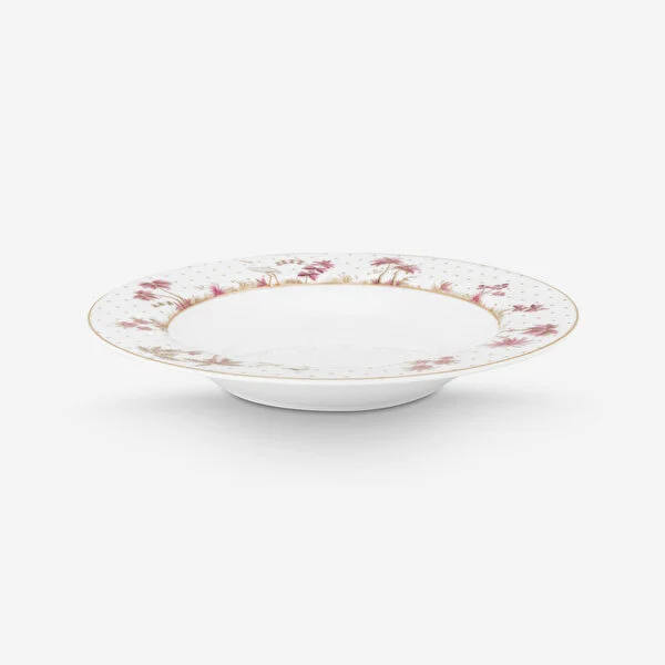 Jolie Pembe Çorba Tabağı 21.5 cm