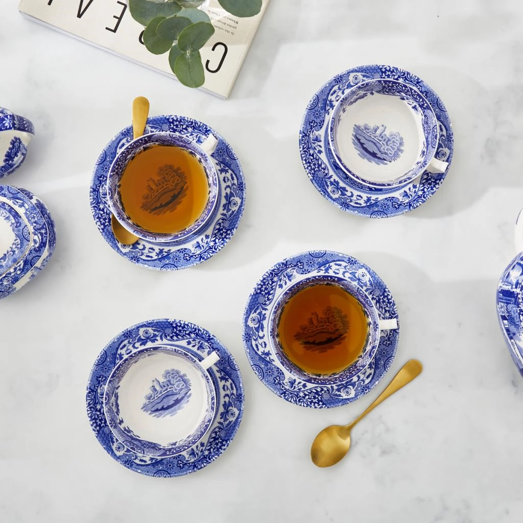 BLUE ITALIAN ÇAY FİNCAN +TABAĞI