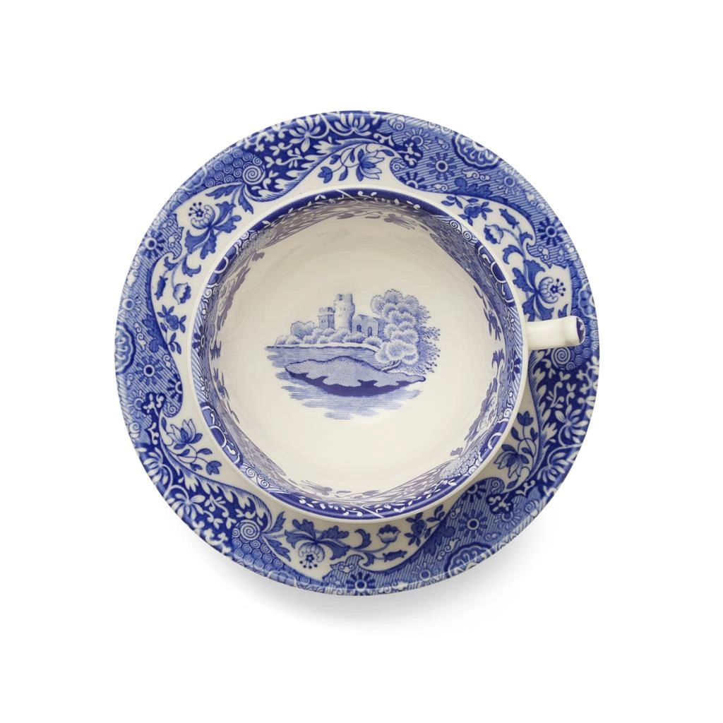 BLUE ITALIAN ÇAY FİNCAN +TABAĞI