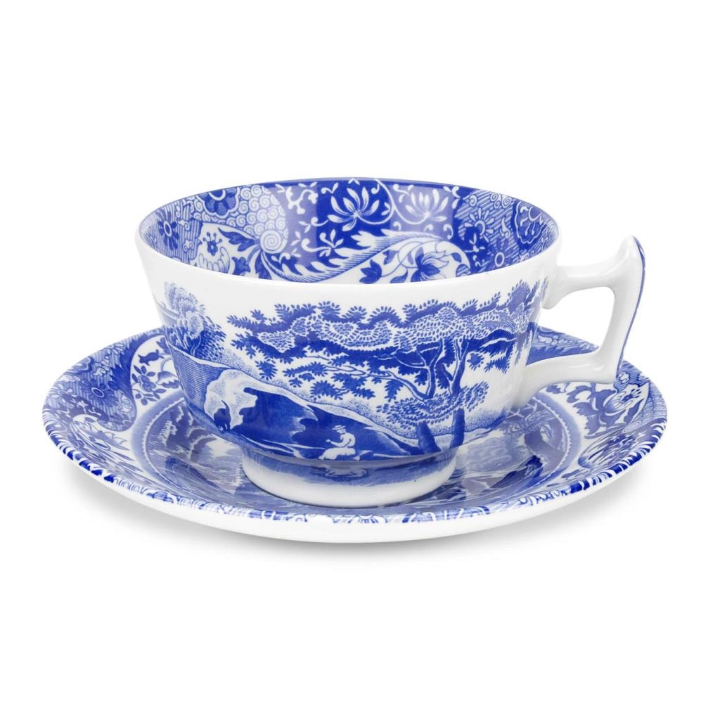 BLUE ITALIAN ÇAY FİNCAN +TABAĞI