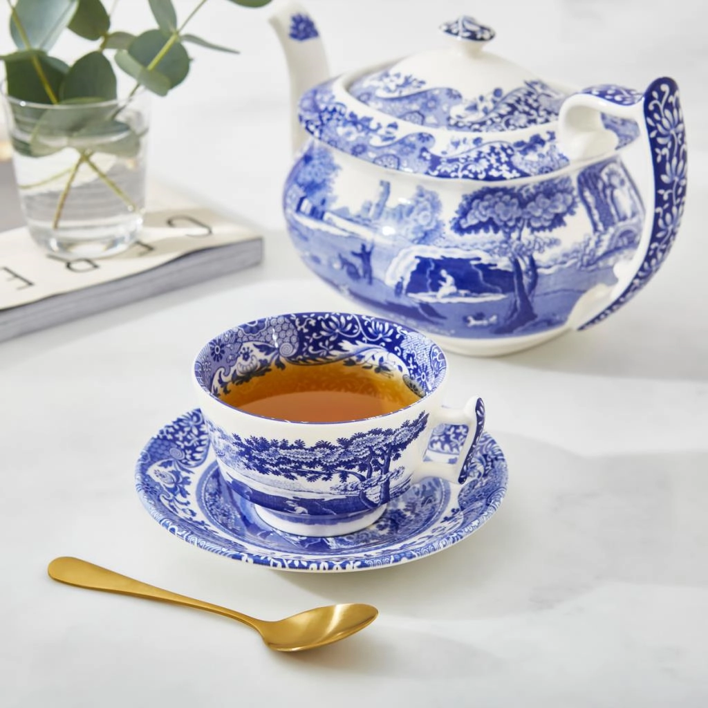 BLUE ITALIAN ÇAY FİNCAN +TABAĞI