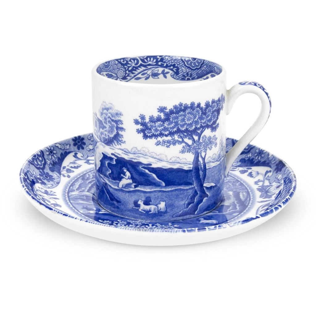 BLUE ITALIAN KAHVE FİNCAN +TABAĞI
