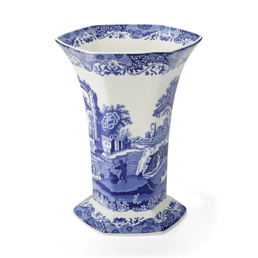 BLUE ITALIAN  11 CM KASE  VAZO BÜYÜK 27 CM