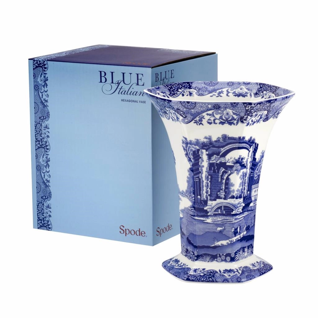 BLUE ITALIAN  11 CM KASE  VAZO BÜYÜK 27 CM