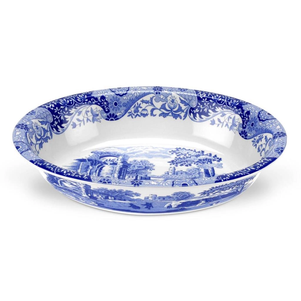 BLUE ITALIAN OVAL ÇUKUR 28 CM