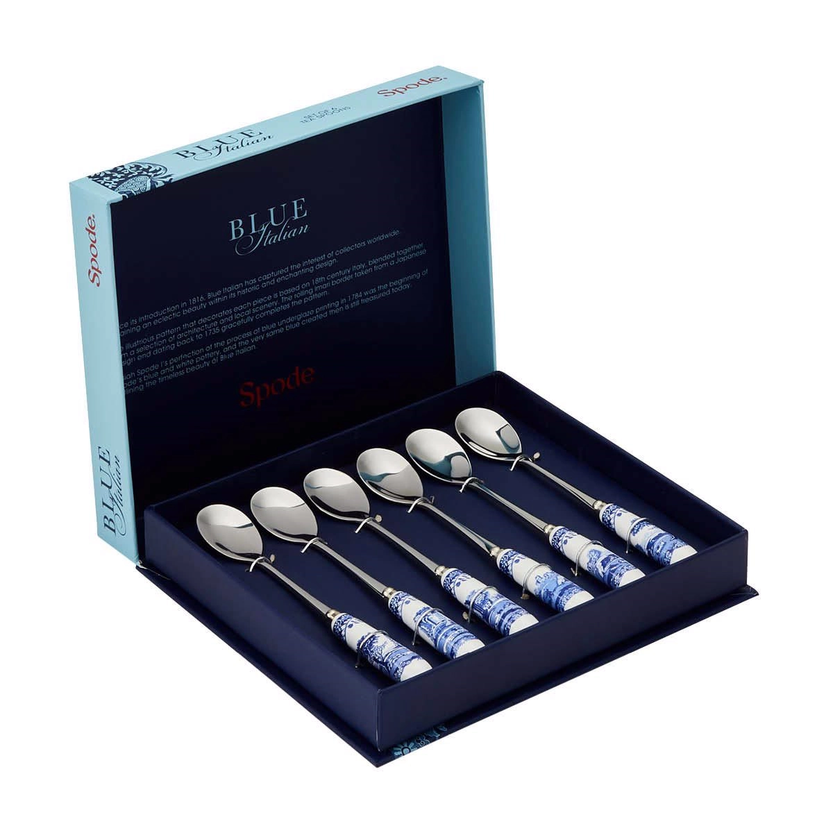 BLUE ITALIAN 6 LI ÇAY KAŞIĞI SETİ
