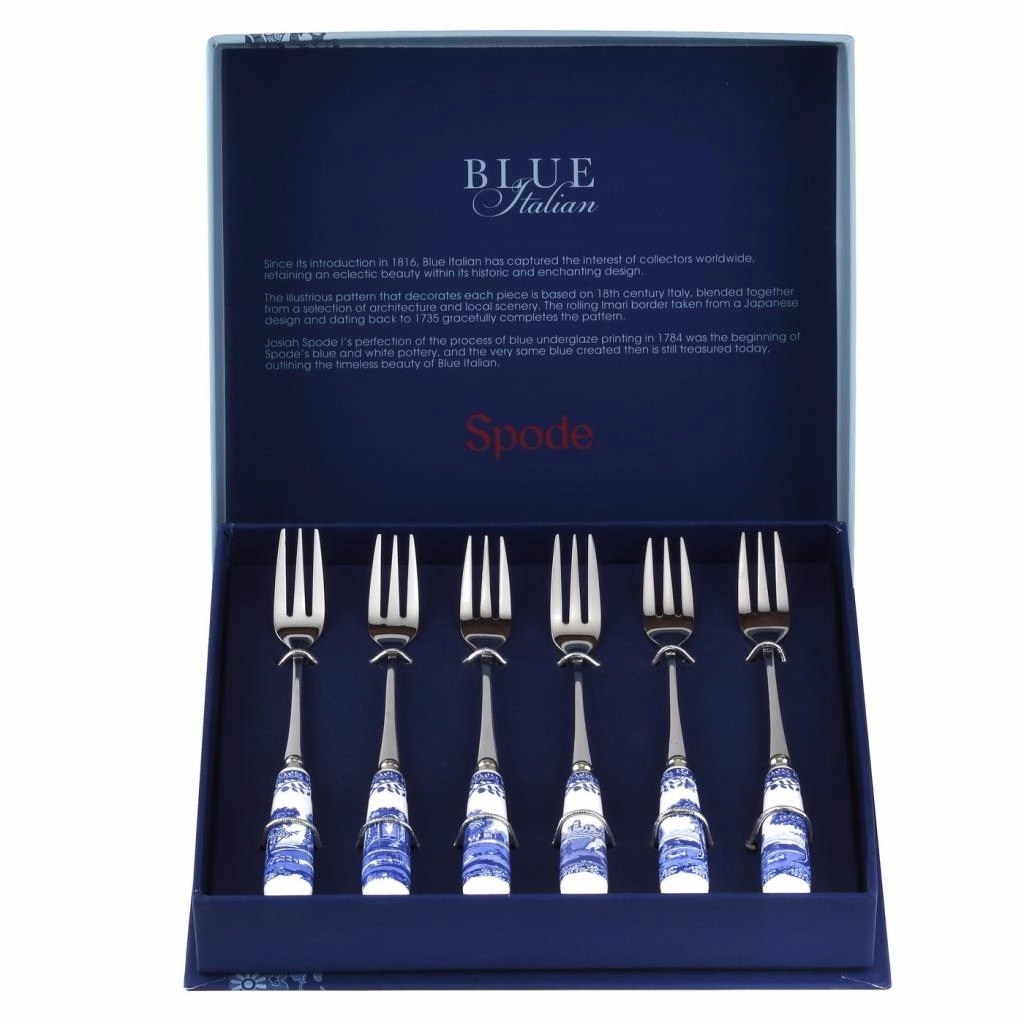 BLUE ITALIAN 6 LI ÇATAL SETİ