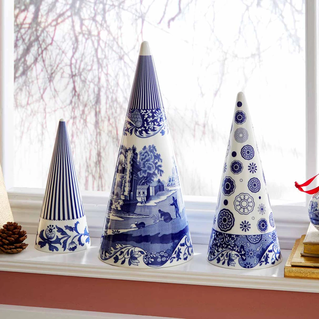 BLUE ITALIAN AĞAÇ SÜSÜ 33 CM