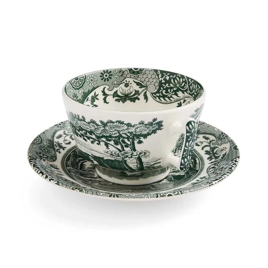 GREEN ITALIAN ÇAY FİNCAN+TABAĞI