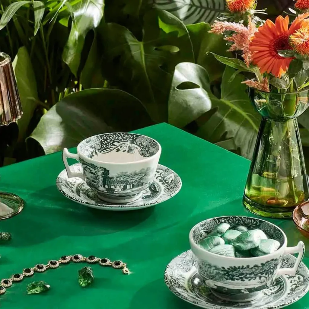 GREEN ITALIAN ÇAY FİNCAN+TABAĞI