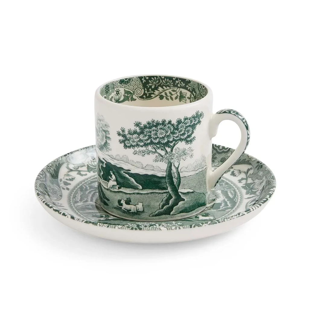 GREEN ITALIAN KAHVE FİNCAN+TABAĞI