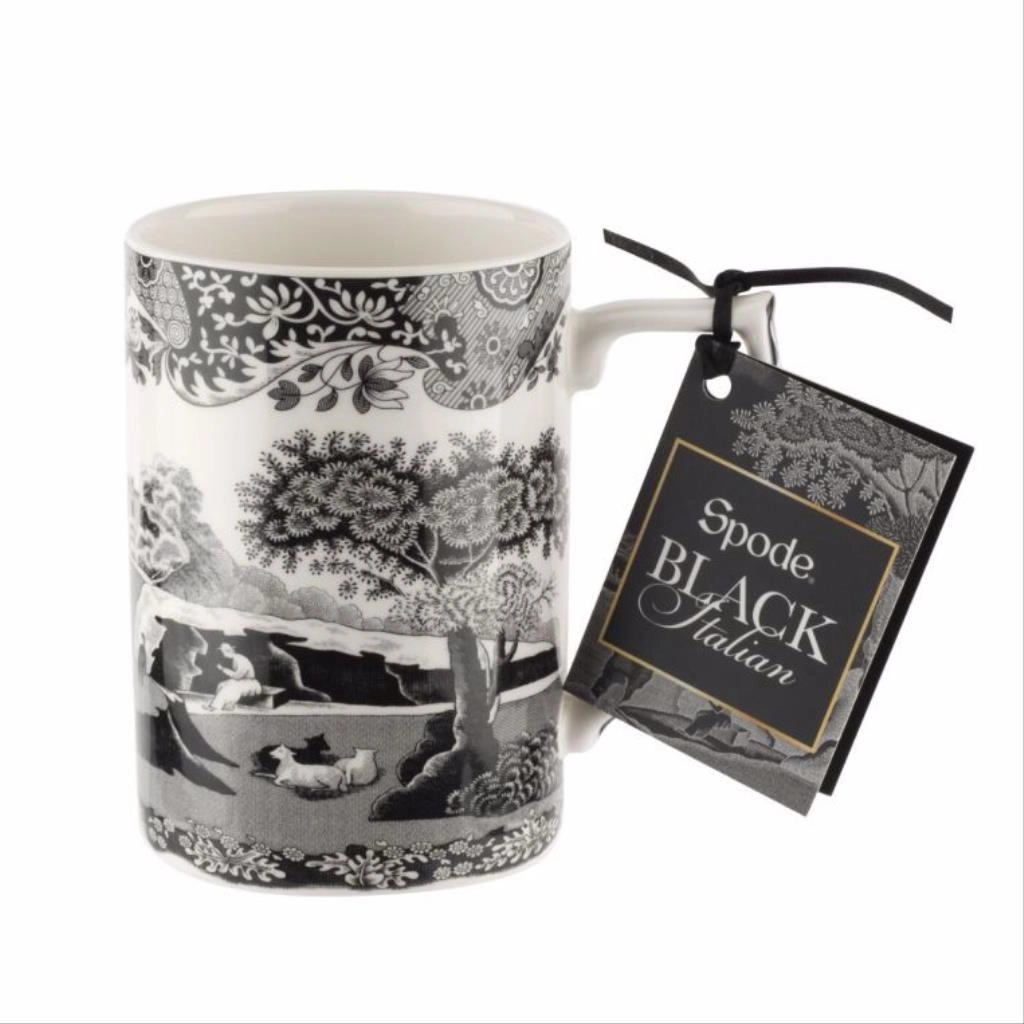 BLACK ITALIAN MUG