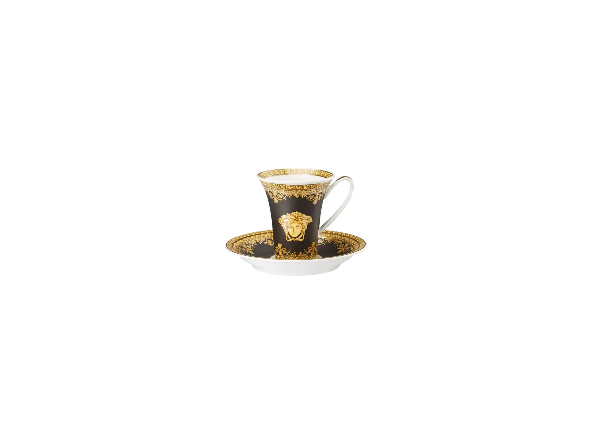 Espresso Fincan-Tabak Baroque Nero   4012437362190