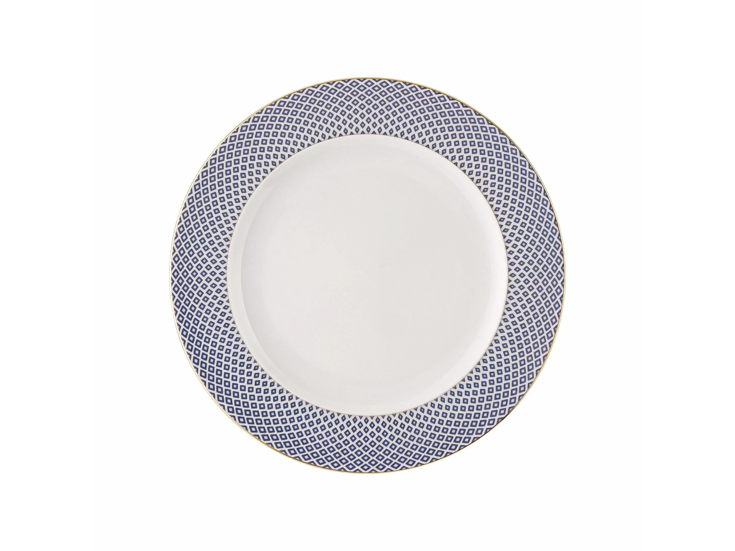Servis Tabak 27 cm Carreau Blue   4012438515724