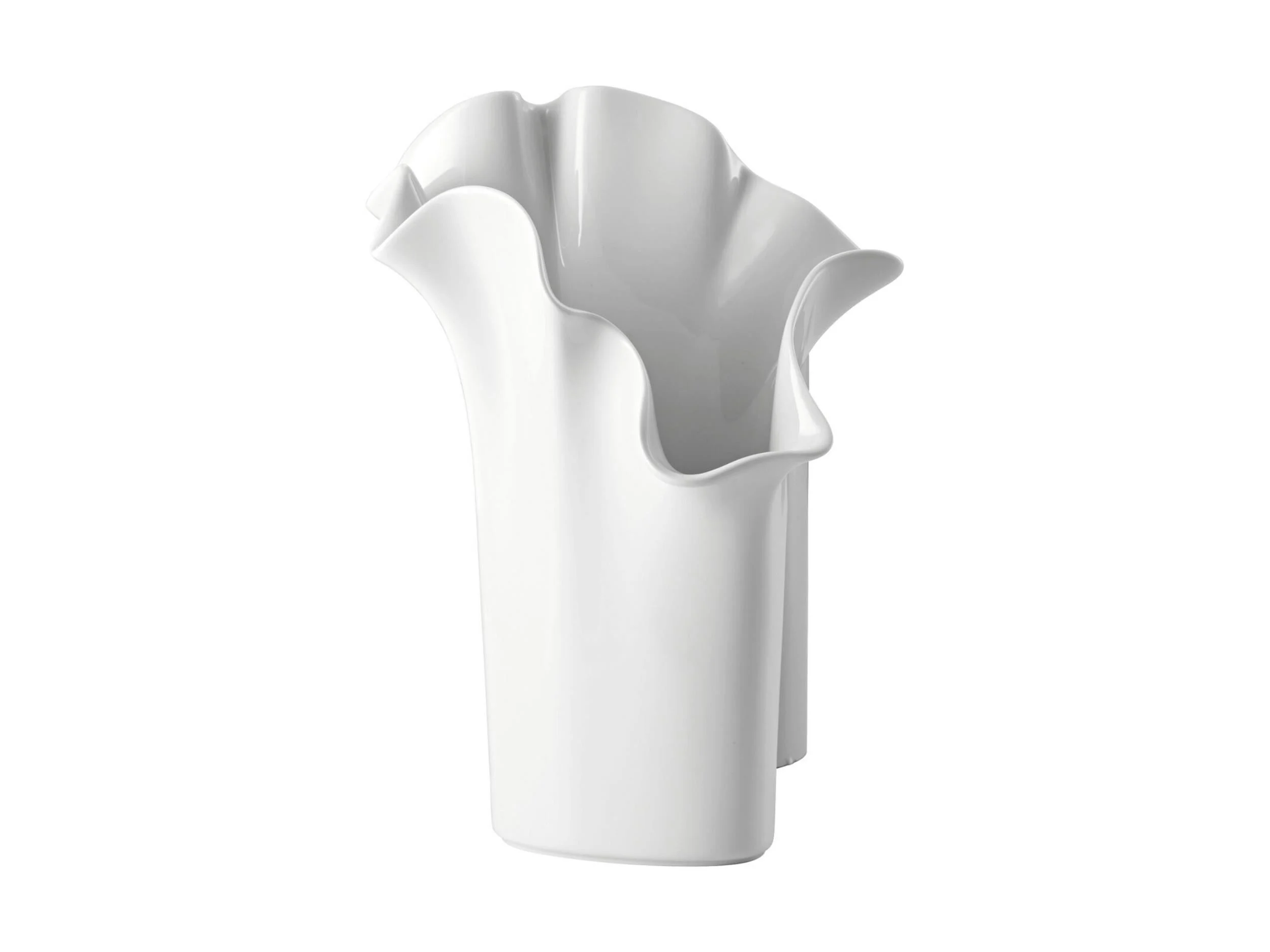 Vazo 30 cm Asym White   4012434673879