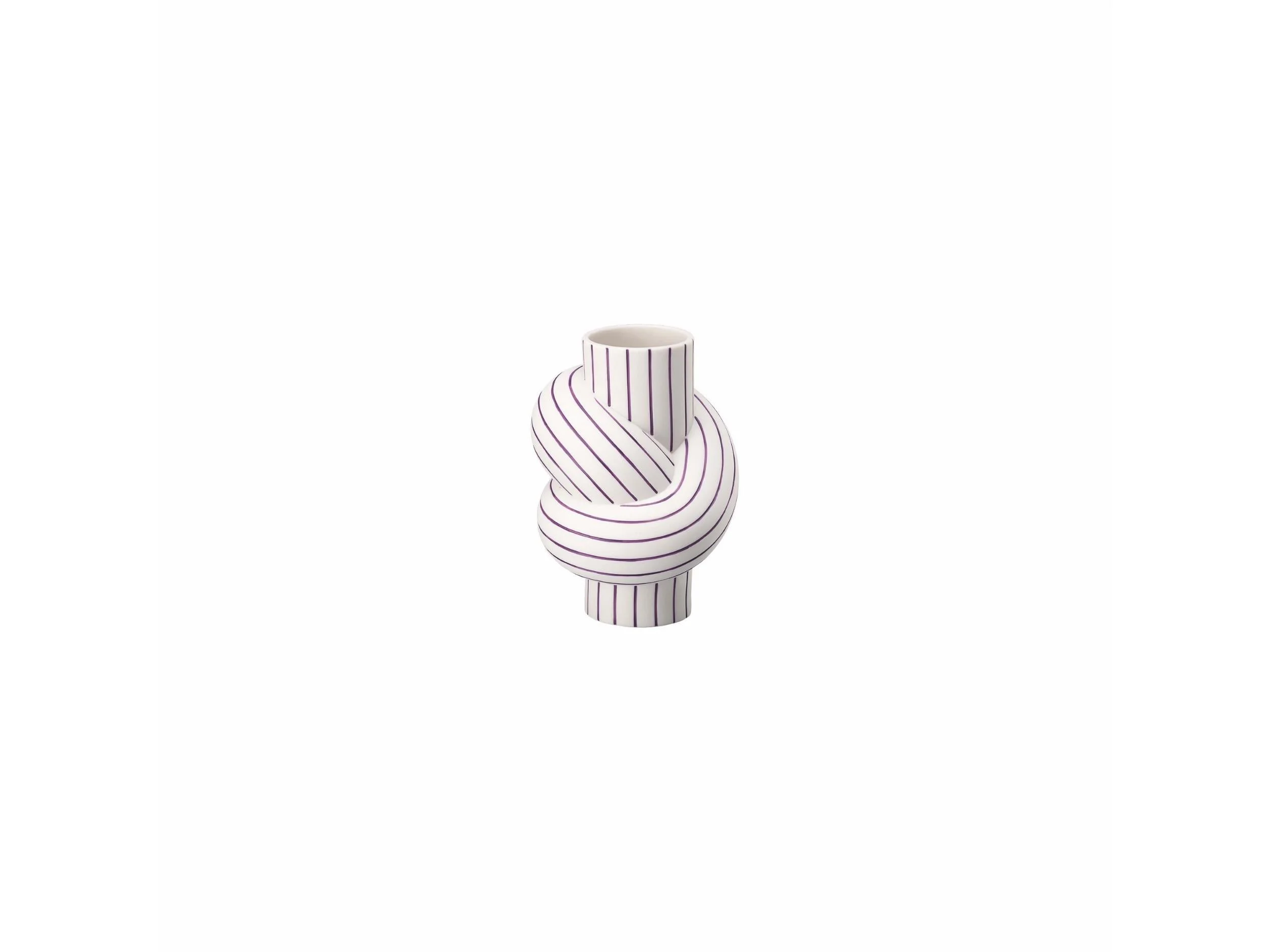 Vazo 12 cm Node Stripes Plum   4012434716842