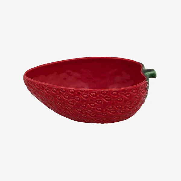 Çilek Formlu Servis Kasesi 24 cm