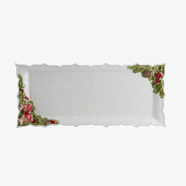 Garland Dikdörtgen Sunum Tabağı 43 cm