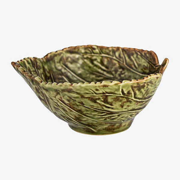 Gudrun Yaprak Formlu Kase 17 cm