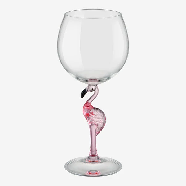 FLAMINGO PINK ACRYLIC GOBLET  550 ML