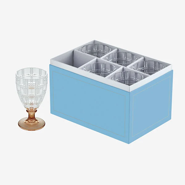 LINEA AMBER CLEAR MIX  ACRYLIC GOBLET 400 ML