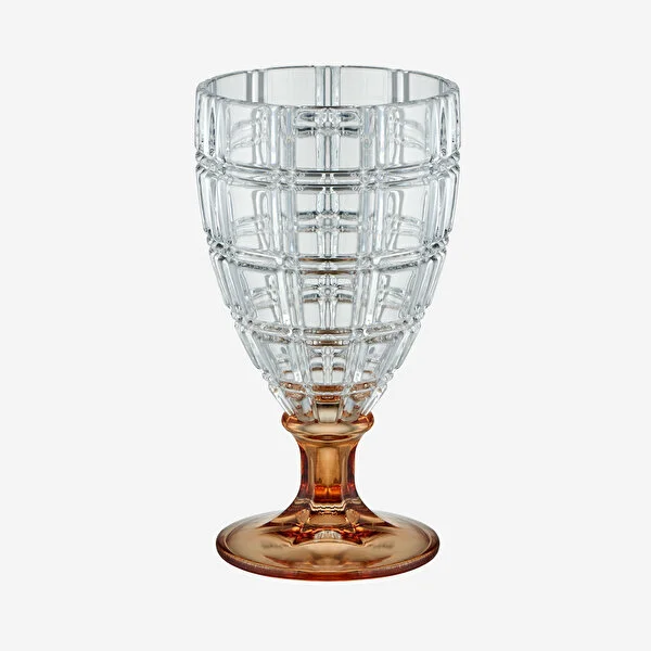 LINEA AMBER CLEAR MIX  ACRYLIC GOBLET 400 ML