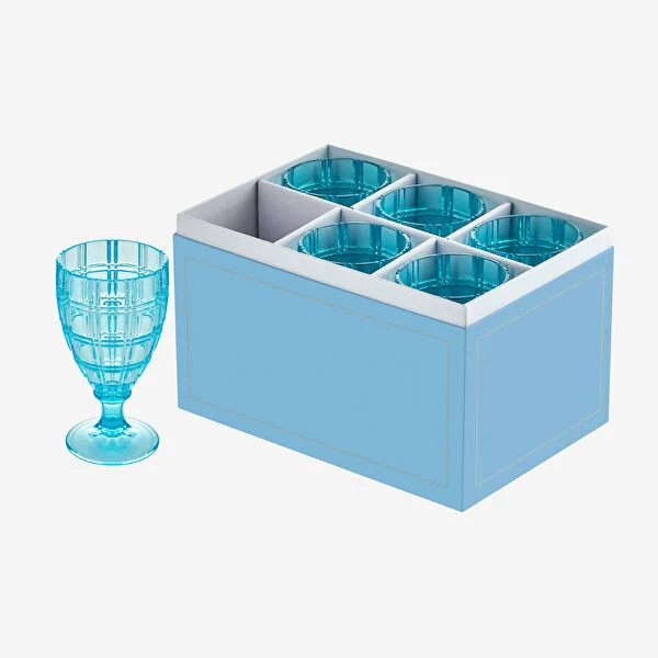 LINEA BLUE ACRYLIC GOBLET 400 ML