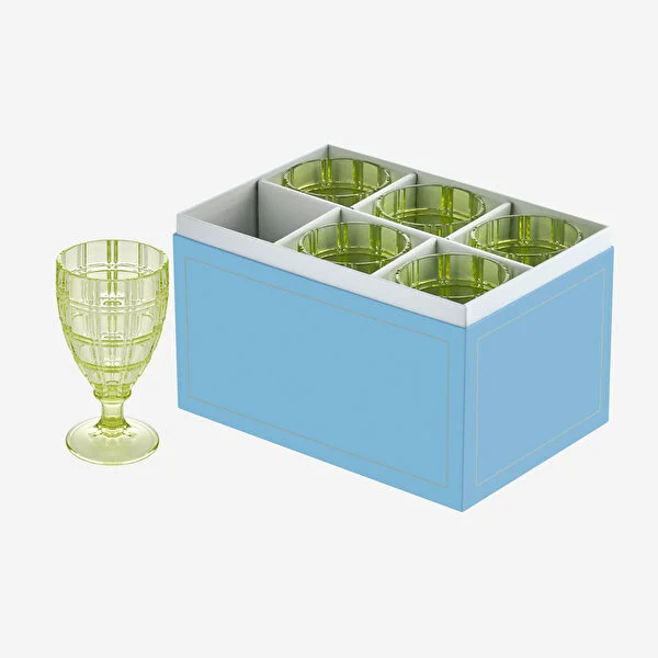 LINEA YELLOW ACRYLIC GOBLET 400 ML